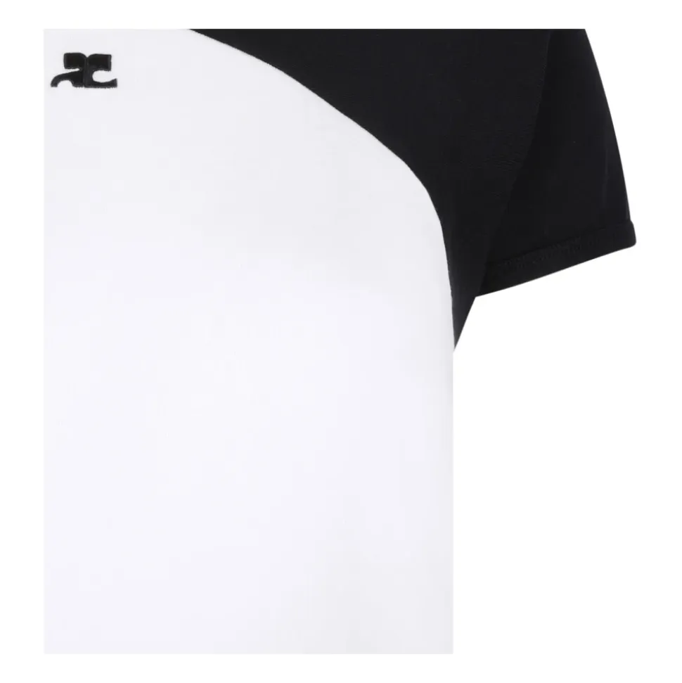 T-shirt à contraste de cercle