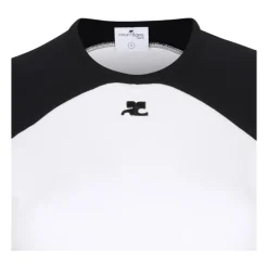 T-shirt à contraste de cercle