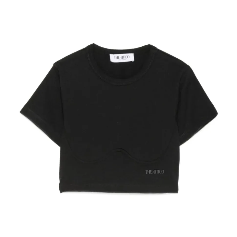 T-shirt court imprimé logo