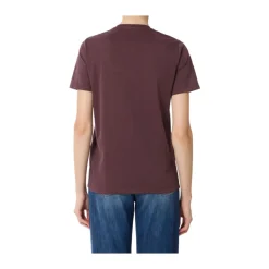 T-shirt en jersey de coton avec collier