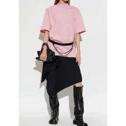 T-shirt à épaulettes