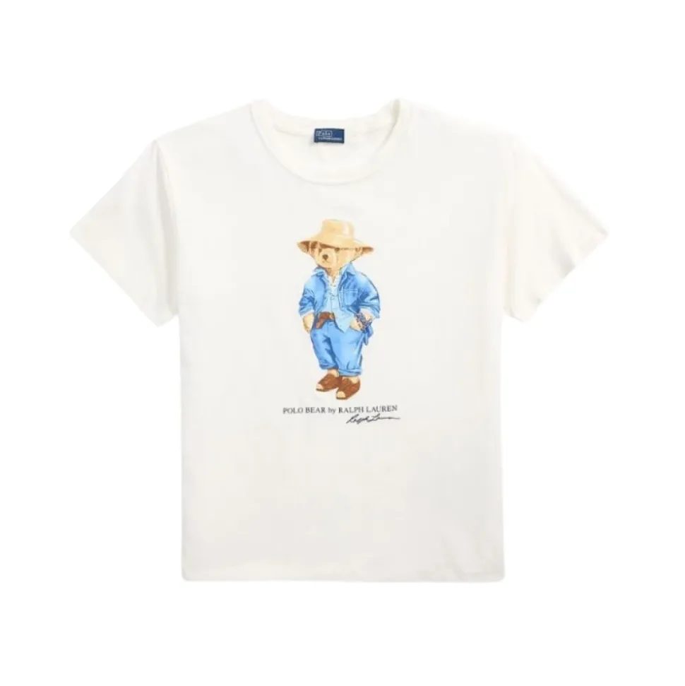 T-shirt Polo Bear à Col Rond