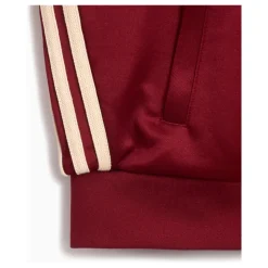 Veste de survêtement bordeaux avec imprimé latéral