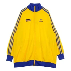 Veste de survêtement rétro dorée Adidas