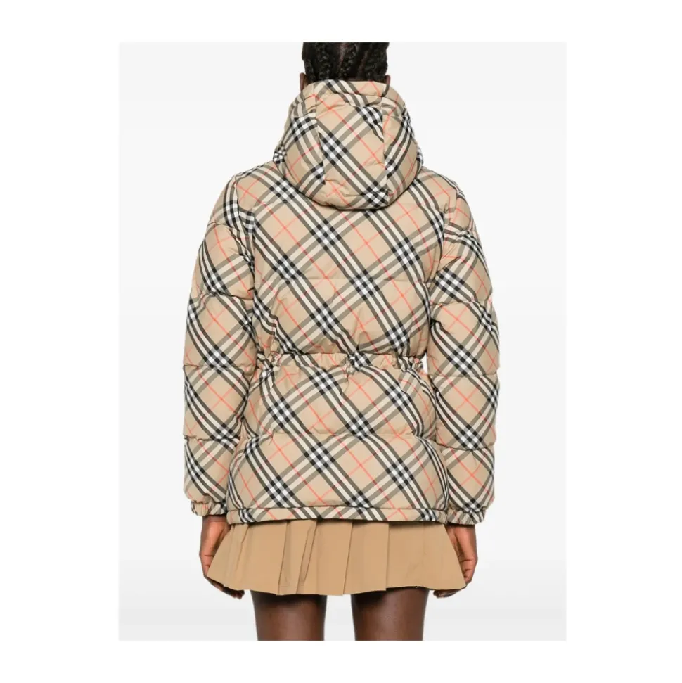 Veste Matelassée à Capuche et Fermeture Éclair