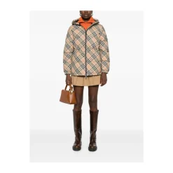 Veste Matelassée à Capuche et Fermeture Éclair