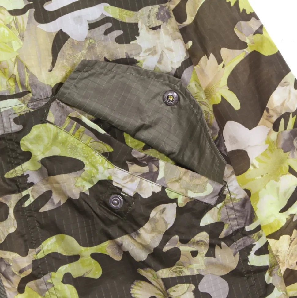 Veste tissée à imprimé floral